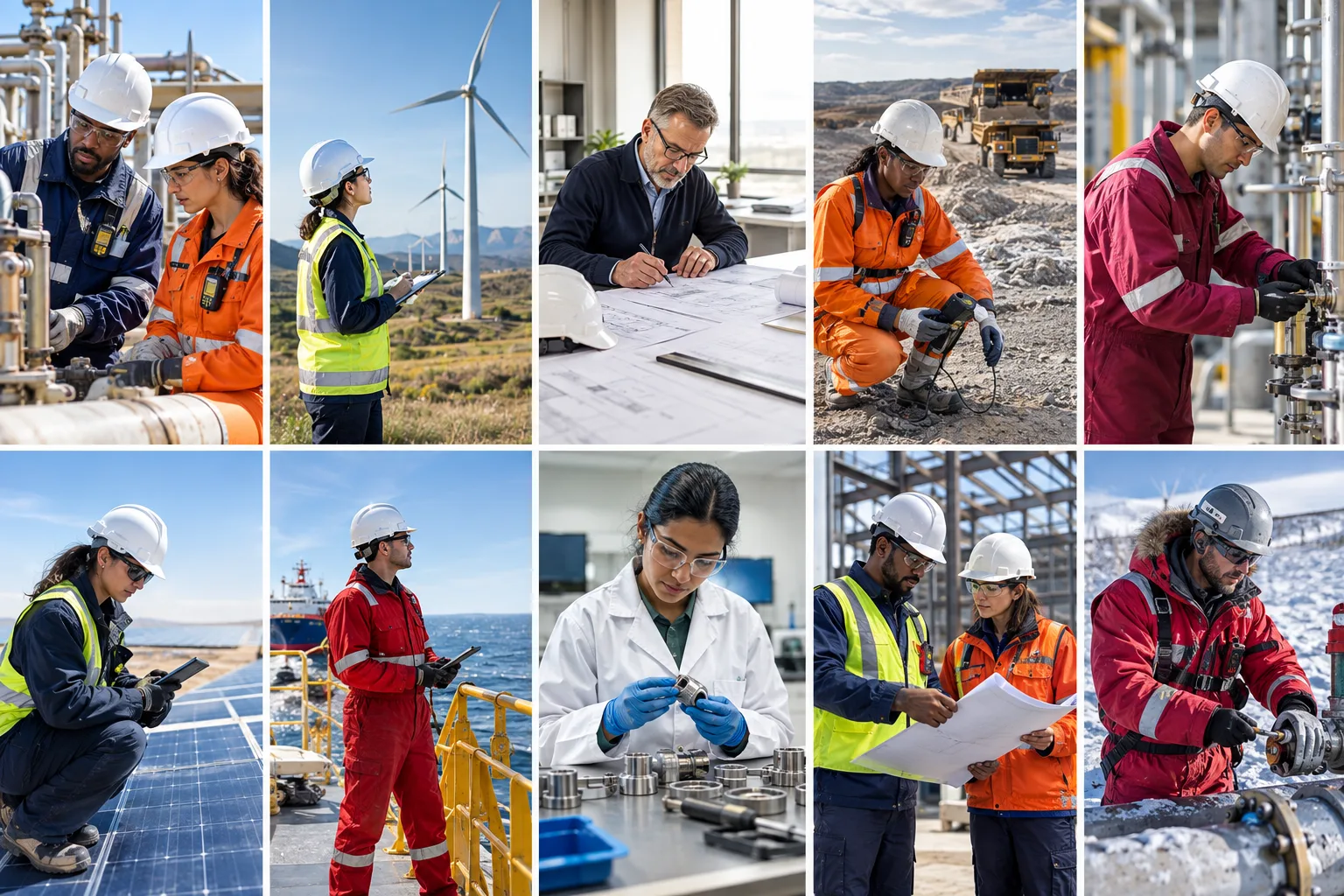 Engineering and operations teams working across industrial facilities
